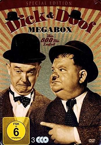 Cover for Stan Laurel / Oliver Hardy · Dick &amp; Doof Megabox (3 DVD Mit 10 Filmen) (DVD) [Limited edition] (2013)