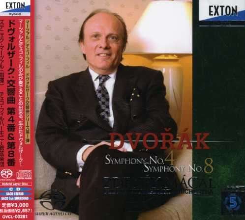 Cover for Zdenek Macal / Czech Philhar · Dvorak : Symphony No.4 &amp; 8 (CD) [Japan Import edition] (2007)