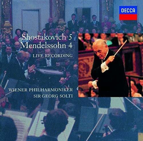 Cover for Georg Solti · Mendelssohn: Symphony No.4/shostak (CD) (2014)