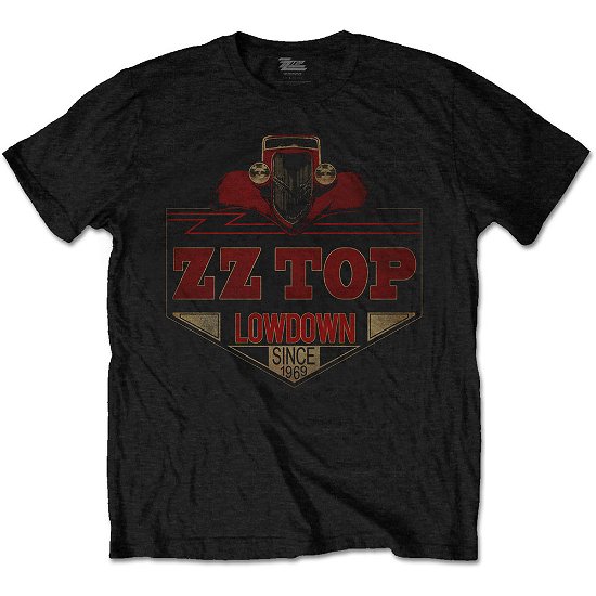 ZZ Top Unisex T-Shirt: Lowdown - ZZ Top - Produtos -  - 5056170637817 - 