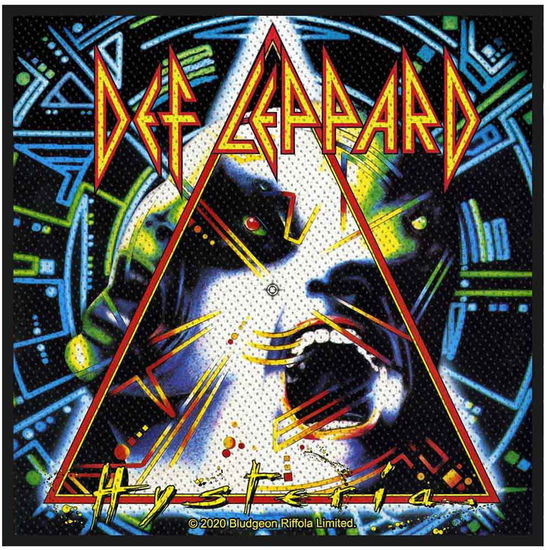 Def Leppard Standard Woven Patch: Hysteria - Def Leppard - Mercancía -  - 5056365709817 - 