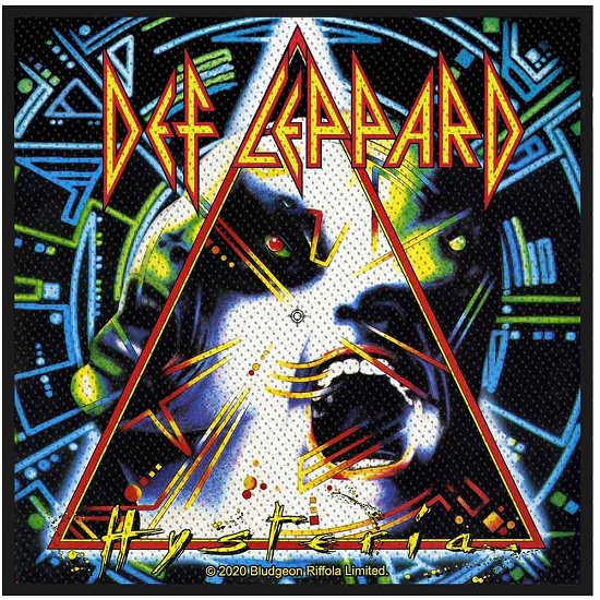 Cover for Def Leppard · Def Leppard Standard Woven Patch: Hysteria (Patch)