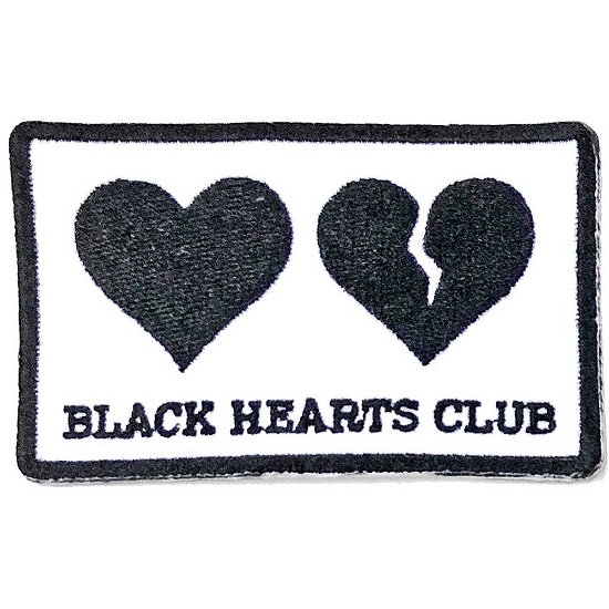 Yungblud Standard Woven Patch: Black Hearts Club - Yungblud - Fanituote -  - 5056561000817 - 