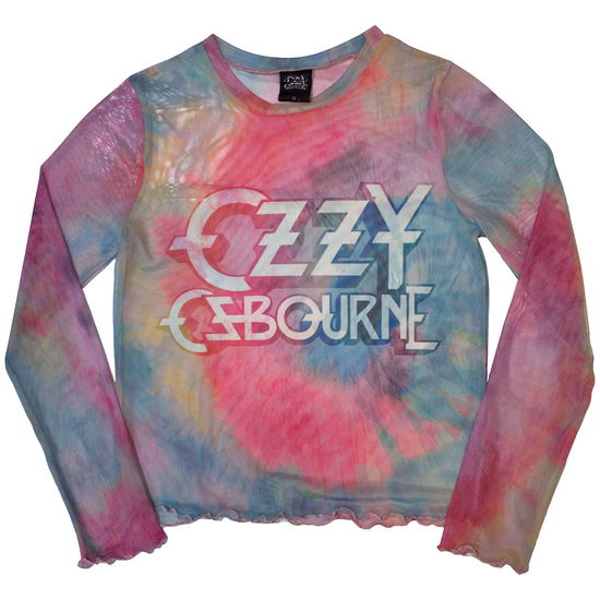 Ozzy Osbourne Ladies Crop Top: Logo (Light Blue) (Mesh) (XX-Small) - Ozzy Osbourne - Merchandise -  - 5056737292817 - 10. Oktober 2024