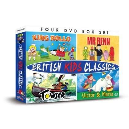 Cover for British Kids Classics Mr Bennking Rollotowservictor and Maria DVD DVD · Kids Classics - Mr Benn / King Rollo / Towser / Victor And Maria (DVD) (2013)