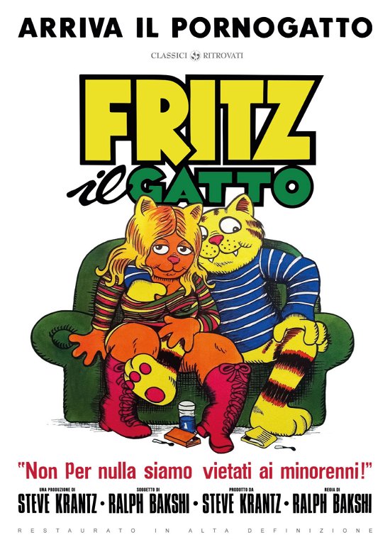 Fritz Il Gatto - Ralph Bakshi - Movies -  - 8056351624817 - November 9, 2022