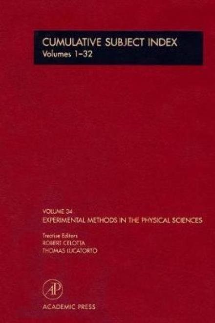 Cover for Masahiko Aoki · Cumulative Subject Index Volumes 1-32 - Experimental Methods in the Physical Sciences (Innbunden bok) (1998)