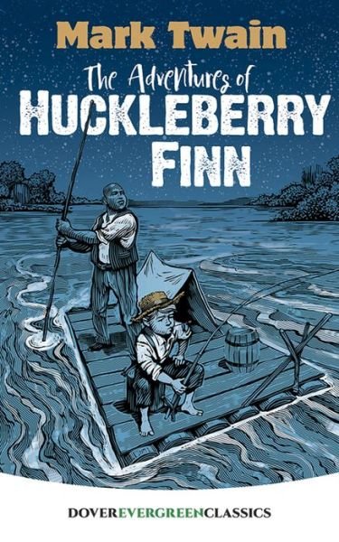 Cover for Mark Twain · The Adventures of Huckleberry Finn - Evergreen Classics (Taschenbuch) (2019)
