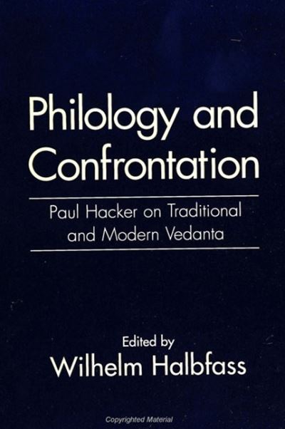 Cover for Paul Hacker · Philology and confrontation (Book) (1995)