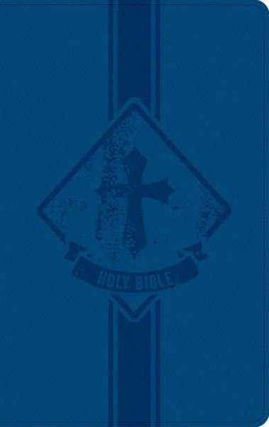 Cover for Holman Bible Publishers · KJV Kids Bible, Thinline Edition, Navy LeatherTouch (Läderbok) (2022)