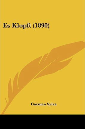 Cover for Carmen Sylva · Es Klopft (1890) (Paperback Book) (2010)