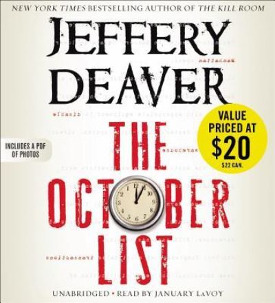 The October List - Jeffery Deaver - Inne - Hachette Audio - 9781478952817 - 1 października 2013