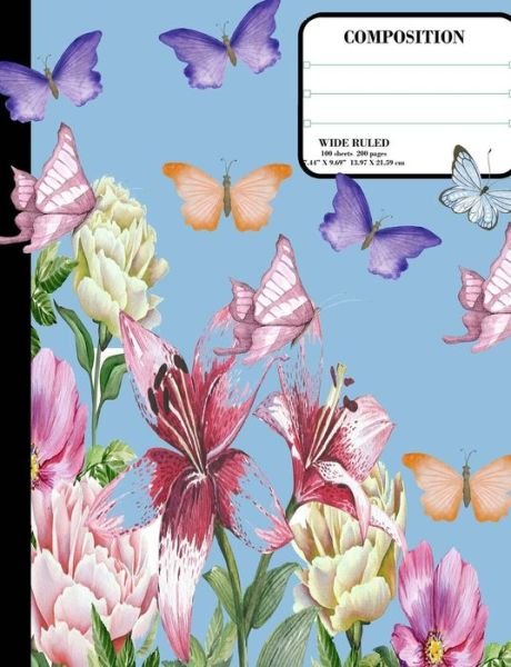 Cover for Bliss · Butterflies Wide-Ruled Notebook (Pocketbok) (2017)