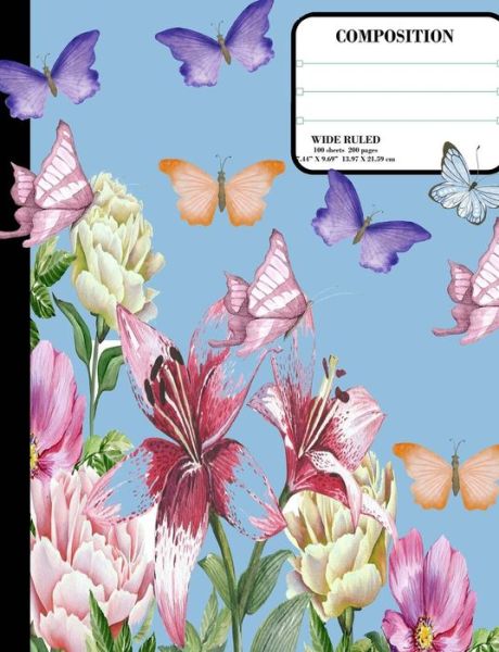 Cover for Bliss · Butterflies Wide-Ruled Notebook (Taschenbuch) (2017)