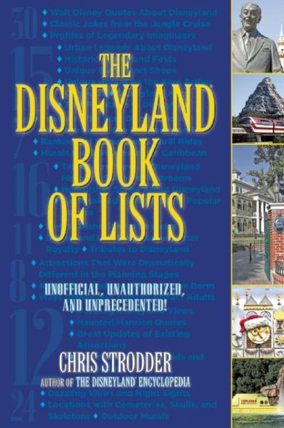 Cover for Chris Strodder · The Disneyland Book Of Lists (Paperback Book) (2015)