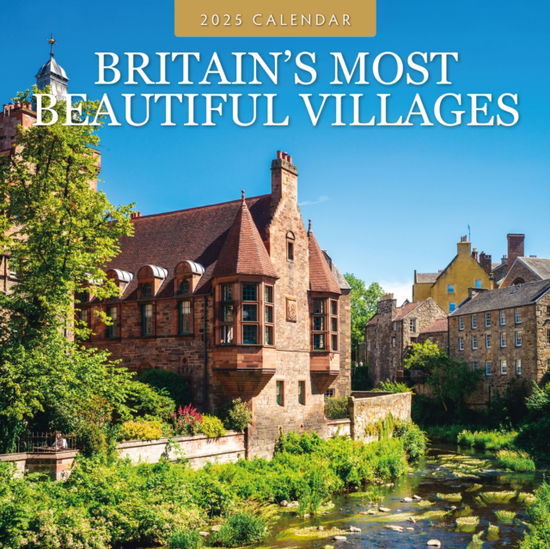 Cover for Red Robin · Britain's Most Beautiful Villages 2025 Square Wall Calendar (Paperback Book) (2024)