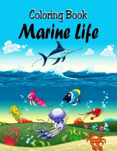 Cover for Alex Dee · Coloring Book - Marine Life (Book) (2018)