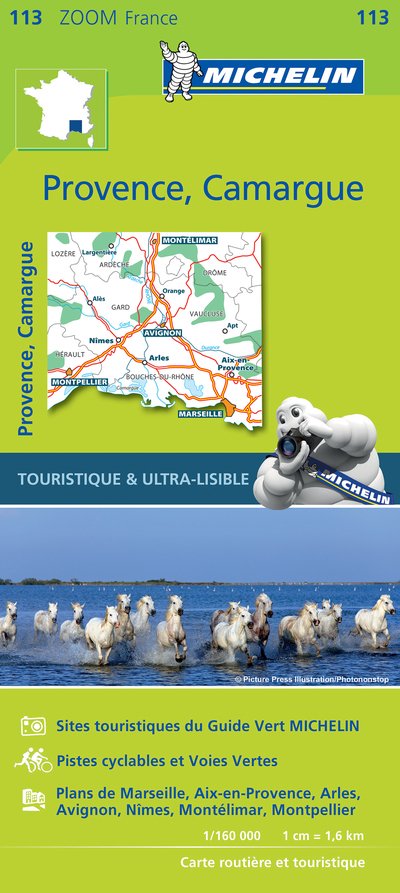 Cover for Michelin · Provence, Camargue - Zoom Map 113: Map (Kartor) (2020)