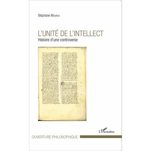 Cover for Stéphane Mourad · L'unité de l'intellect (Paperback Book) (2020)