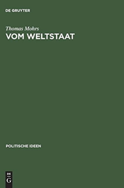 Cover for Thomas Mohrs · Vom Weltstaat (Book) (1995)