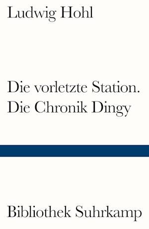 Cover for Ludwig Hohl · Die Vorletzte Station / Die Chronik Dingy (Book)