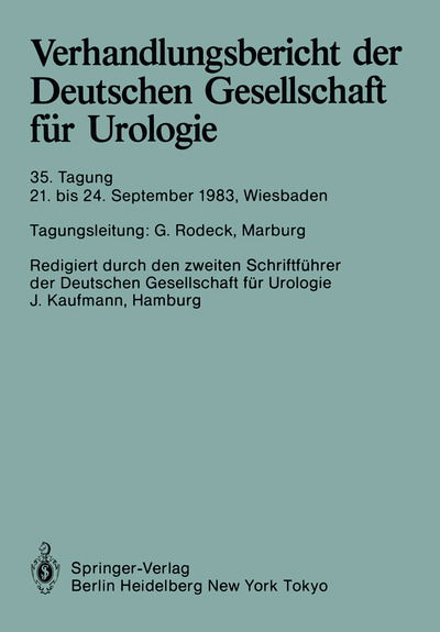 Cover for J Kaufmann · 35 Tagung: Papers (N/A) (1984)