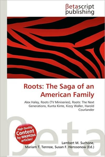 Cover for Roots · The Saga of an American Family (Bok)