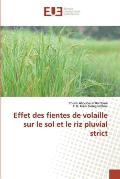Cover for Bambara · Effet des fientes de volaille s (Bog) (2019)