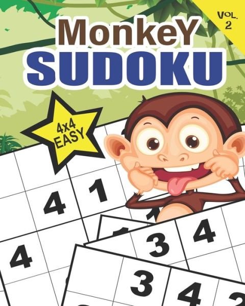 Cover for Lake Cottage Press · Monkey Sudoku Vol. 2 Easy (Pocketbok) (2020)