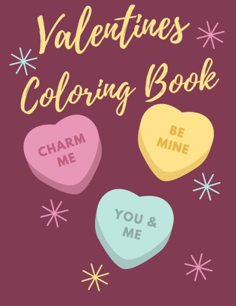 Cover for Natalie Jones · Valentines Coloring Book (Paperback Book) (2021)