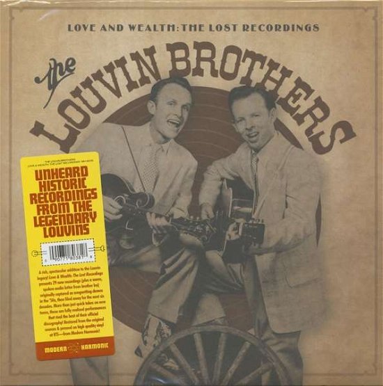 Cover for Louvin Brothers · Love And Wealth (LP) (2018)