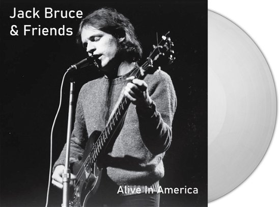 Cover for Jack Bruce and Friends · Alive In America (Clear Vinyl) (LP) (2023)
