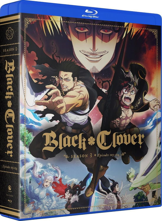 Cover for Black Clover: Season 3 Complete (Blu-ray) (2023)