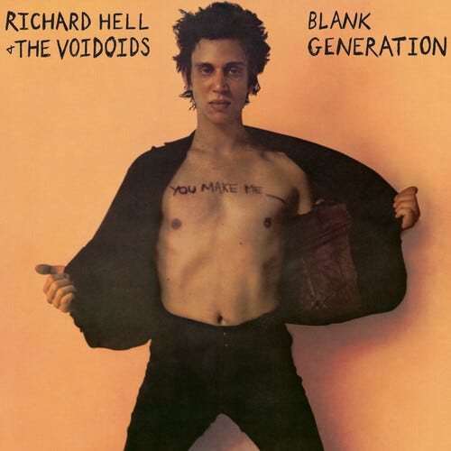 Cover for Richard &amp; Voidoids Hell · Blank Generation (CD) [Deluxe edition] (2023)