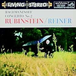 Cover for Rubinstein / Reiner, Chicago Symphony Orchestra · Rachmaninoff: Concerto No. 2 (VINYL) (2019)