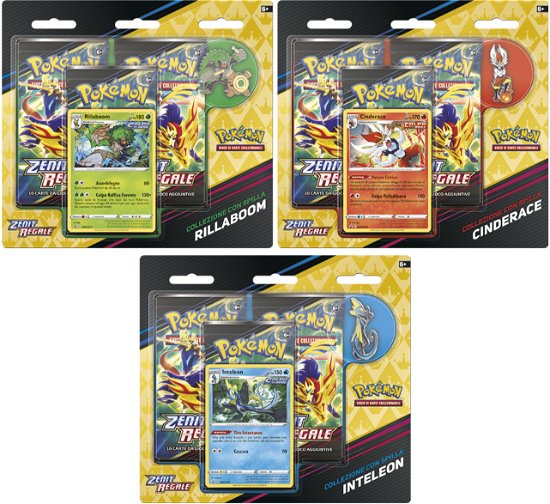 Cover for Pokemon · Pin Box Collection Spada E Scudo 12.5 Zenit Regale (Assortimento Rillaboom / Cinderace / Inteleon) (MERCH)