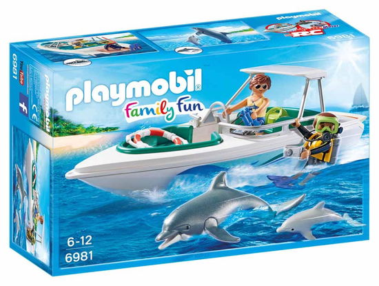 Cover for Speelgoed · Playmobil Family Fun Diving Trip with Speedboat 6981 (MERCH)