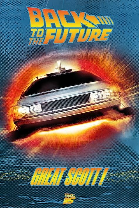 BACK TO THE FUTURE - Great Scott! - Poster 61x91cm - P.Derive - Merchandise - Pyramid Posters - 5050574346818 - 