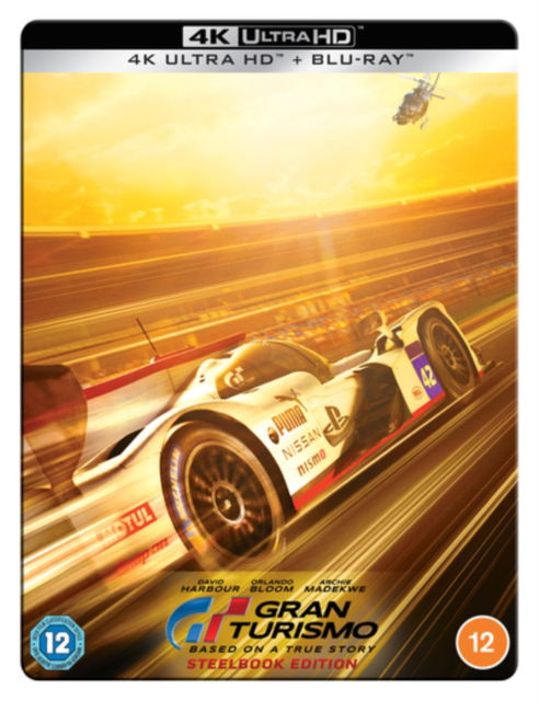 Gran Turismo Limited Edition Steelbook (Gold) - Neill Blomkamp - Películas - Sony Pictures - 5050630763818 - 13 de noviembre de 2023