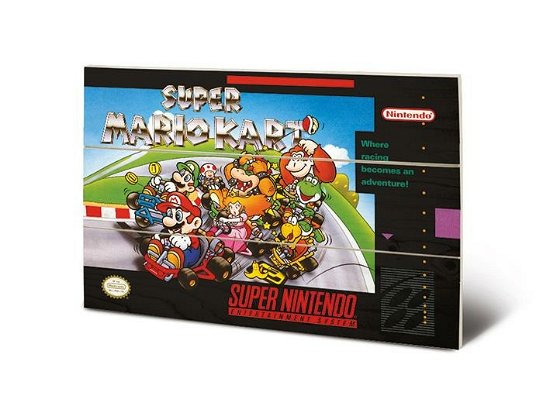 Nintendo: Super Mario Kart Wood Print - Pyramid - Merchandise -  - 5051265845818 - 31. december 2019