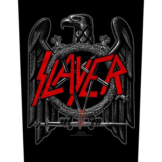 Cover for Slayer · Slayer Back Patch: Black Eagle (MERCH) [Black edition] (2019)