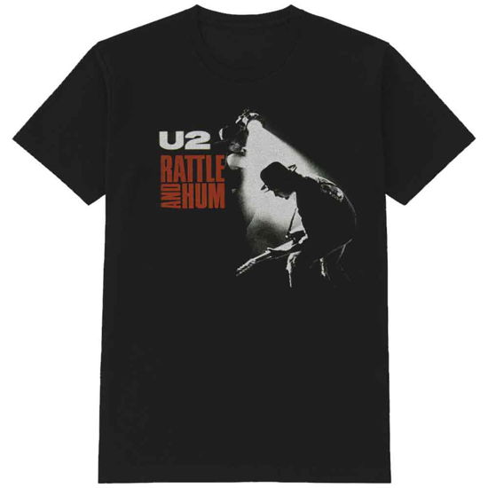 U2 Unisex T-Shirt: Rattle & Hum - U2 - Gadżety - MERCHANDISE - 5056012022818 - 21 stycznia 2020