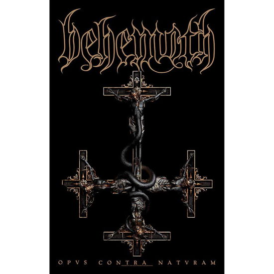 Cover for Behemoth · Behemoth Textile Poster: Opvs Contra Natvram (Poster)