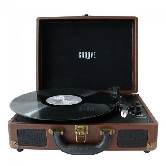 Groove Sound: Brown - Portable Record Player - Merchandise -  - 5705535052818 - 9. februar 2016