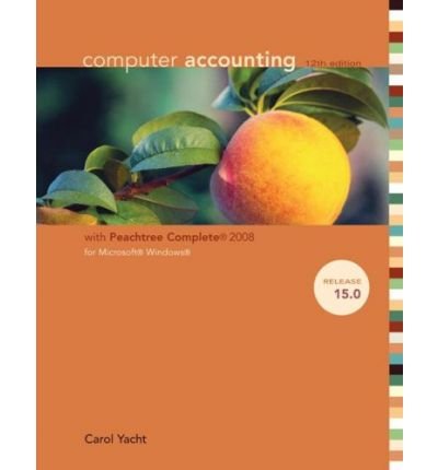 Cover for Yacht · Computer Accounting with Peachtree Compl (Paperback Book) (2008)