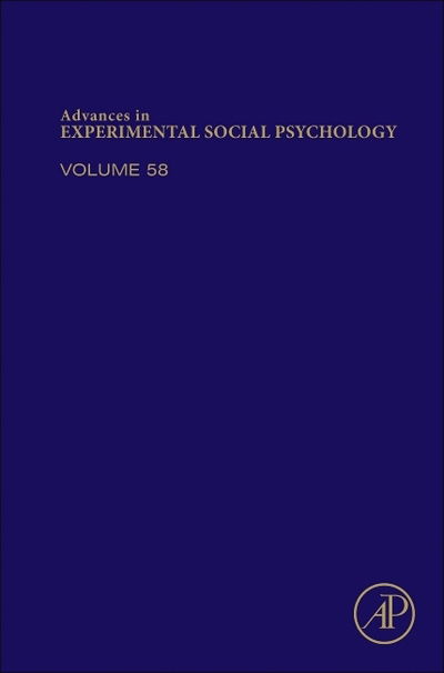 Cover for Advances in Experimental Social Psychology - Advances in Experimental Social Psychology (Hardcover Book) (2018)