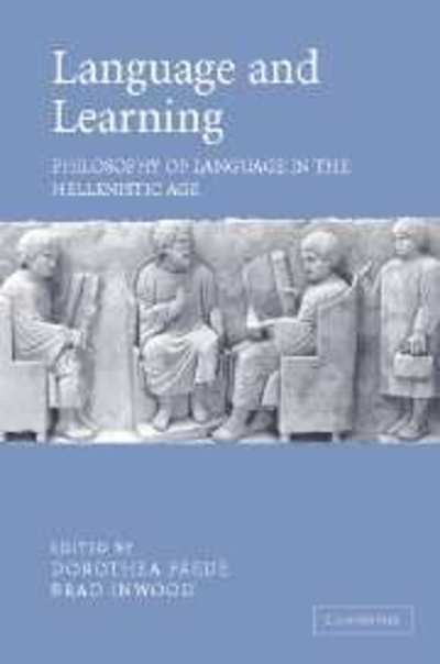 Cover for Brad Inwood · Language and Learning: Philosophy of Language in the Hellenistic Age (Gebundenes Buch) (2005)