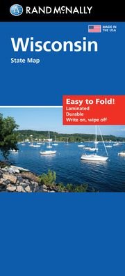 Cover for Rand McNally · Rand McNally Easy to Fold: Wisconsin State Laminated Map (Kort) (2021)