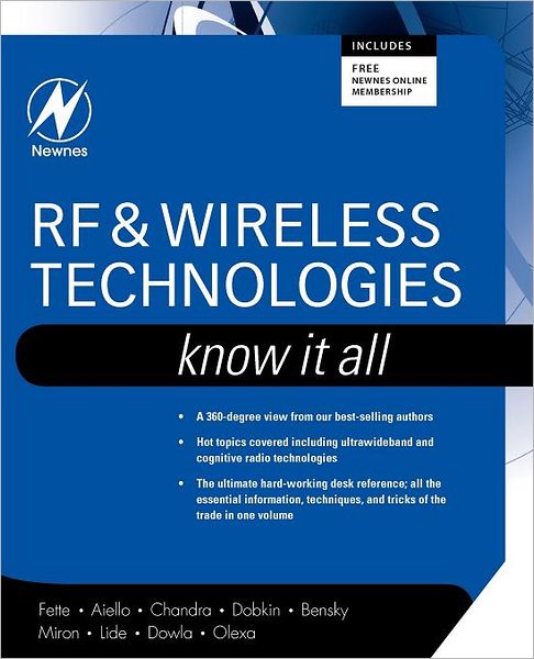 Cover for Fette, Bruce A. (Chief Scientist, General Dynamics, Scottsdale, AZ, USA) · RF and Wireless Technologies: Know It All - Newnes Know it All (Paperback Book) (2007)