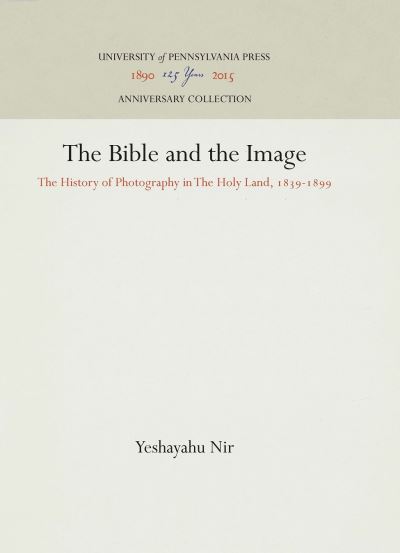 Cover for Yeshayahu Nir · The Bible and the image (Book) (1985)